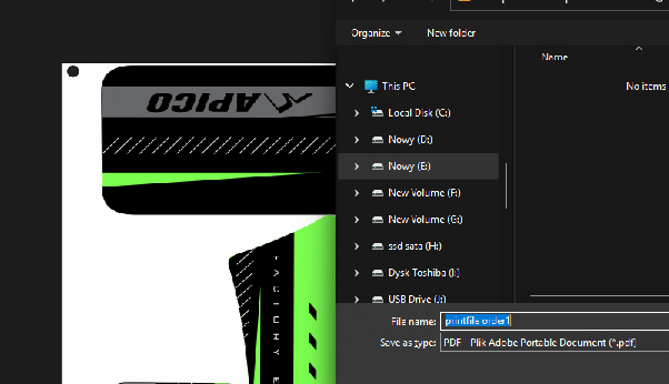 Print file export example